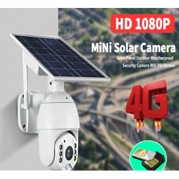 Solar 4G surveillance camera